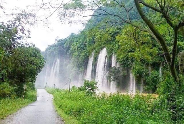 thuê xe đi Thái Nguyên ngắm thác Mưa Rơi