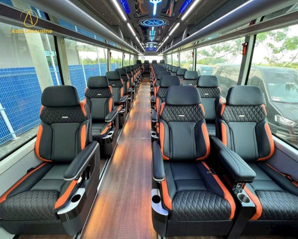 Nội thất xe limousine sang trọng, chất lượng