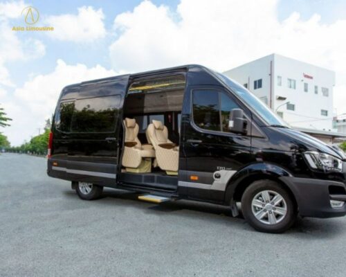 Ngoại thất xe limousine sang trọng, hiện đại