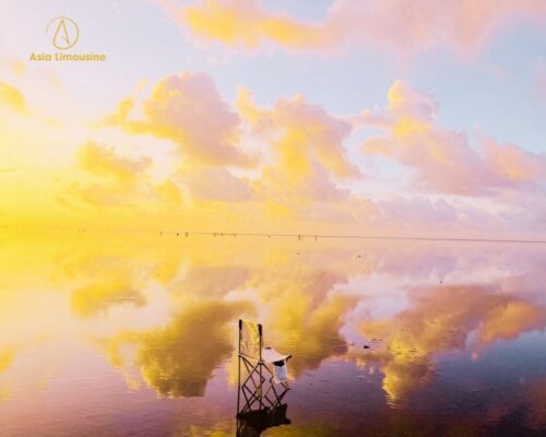 Vẻ đẹp lúc về chiều tại biển vô cực Thái Bình